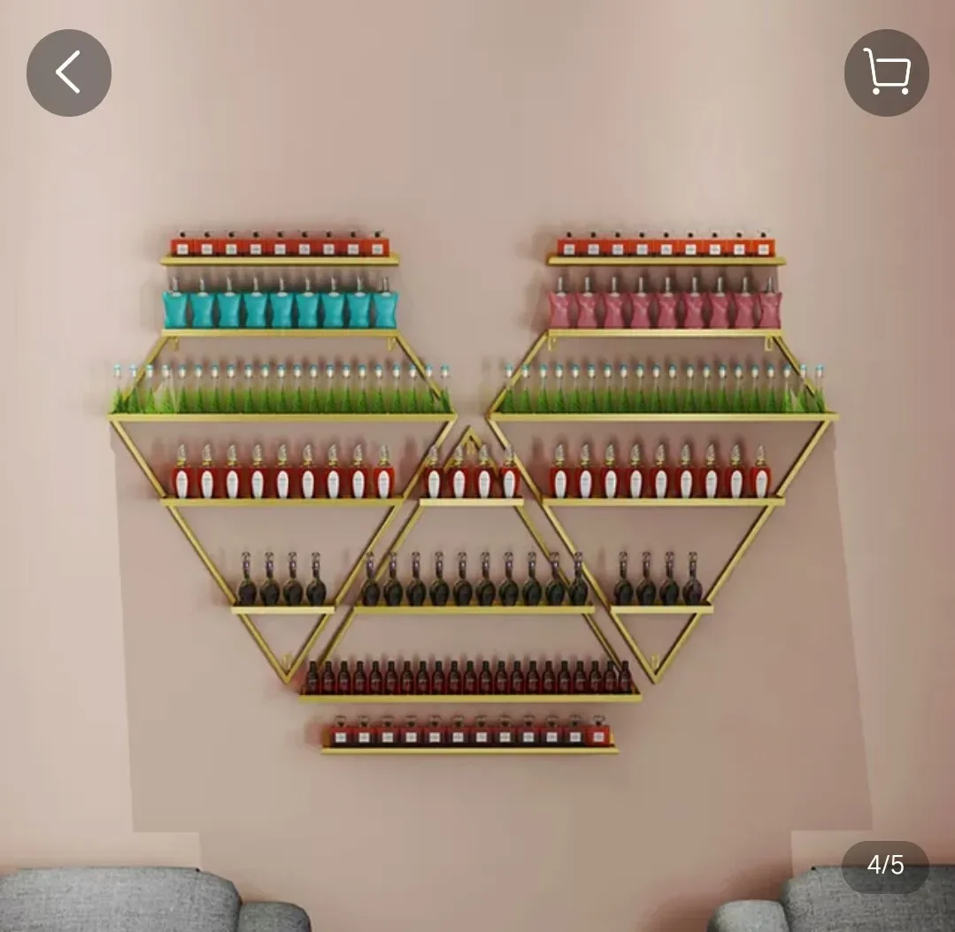 壁掛けマニキュア棚, 壁掛け棚 マニキュアボトルディスプレイラック