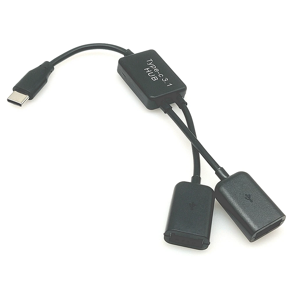 C타입 1/2 듀얼 USB 마우스, 키보드, USB 드라이브, 하드 드라이브, OTG 데이터 케이블, 모바일 게임 범용