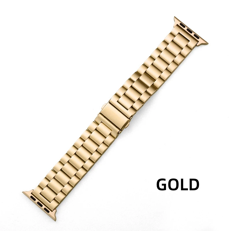 Elegant Stainless Steel Watch Strap - Premium Metal Belt