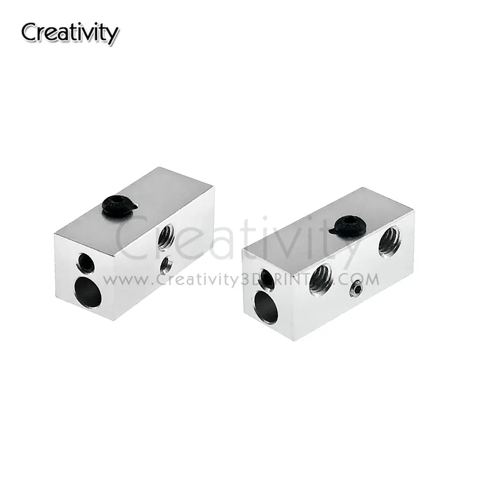 1pcs Cyclops Heater Block 2 IN 1 OUT Multi Multi Color Heat Block Aluminum for 3D Printer Extruder Hotend RepRap Bowden Makerbot