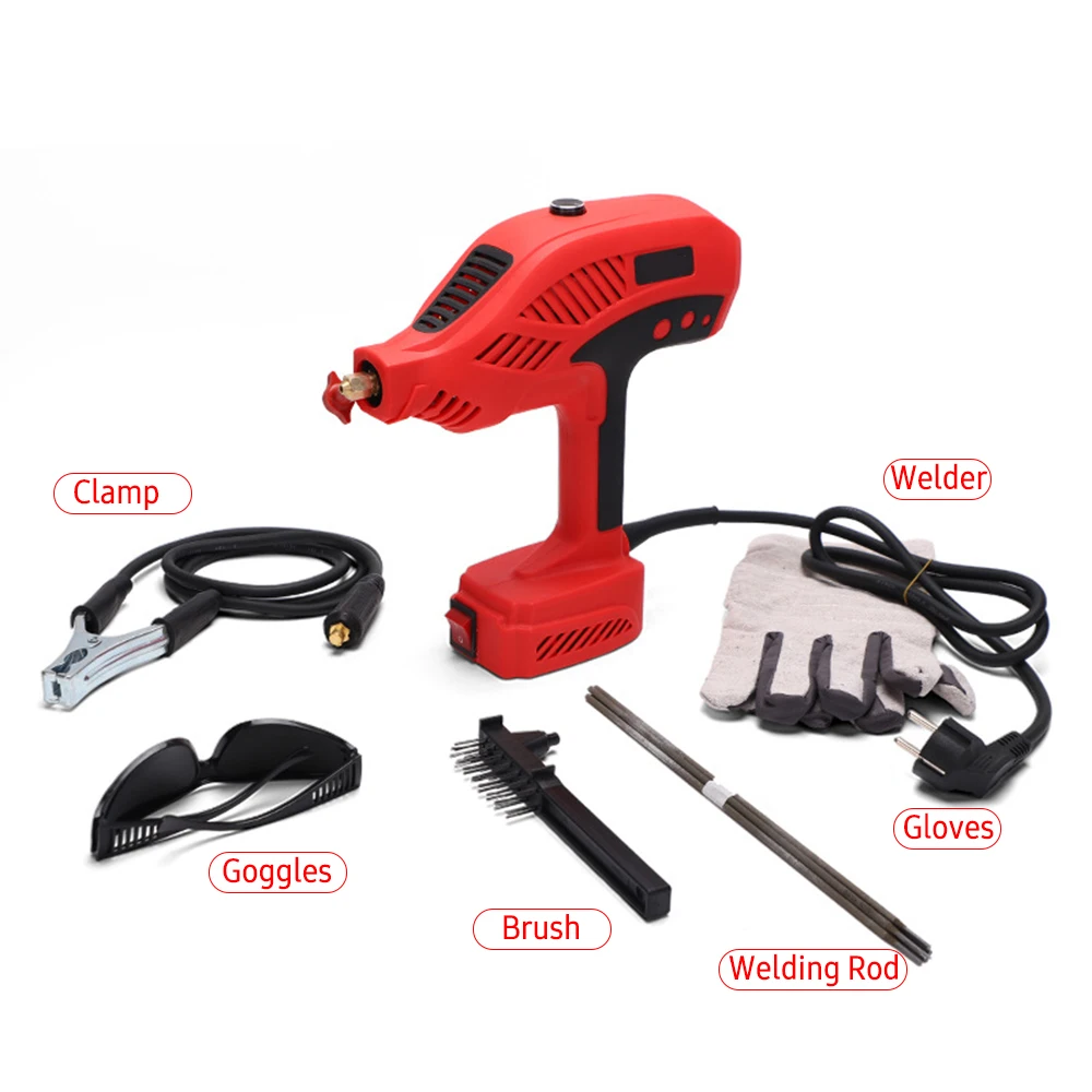 DC Electric Welding Machine welder Portable Multifunctional Hand-held Welder LCD Welder 220V Digital Display