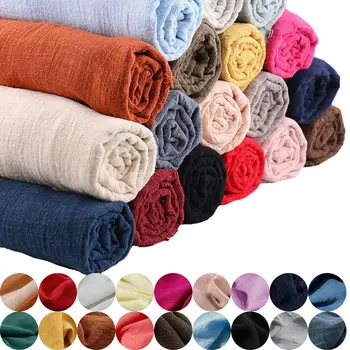 Breathable Linen Cotton Crepe Fabric 1