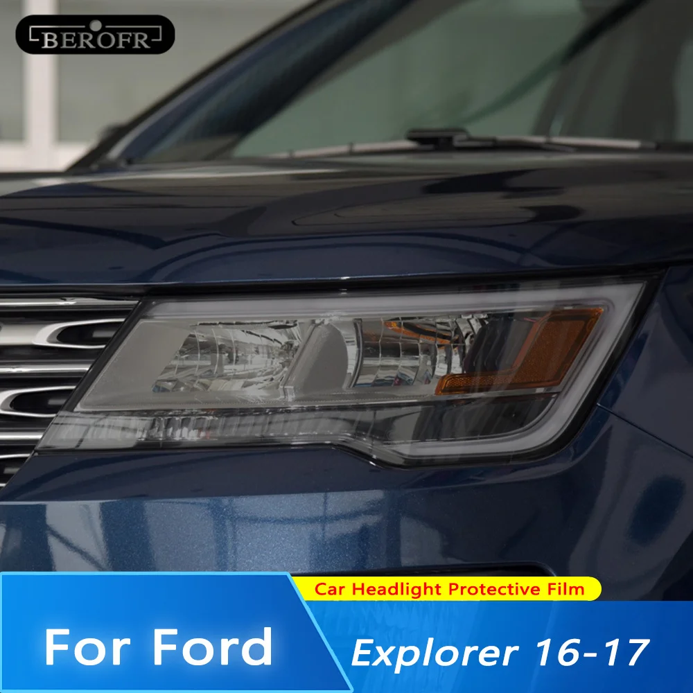 2 шт. защитная пленка для передней фасветильник автомобиля Ford Explorer 2016 2017 |