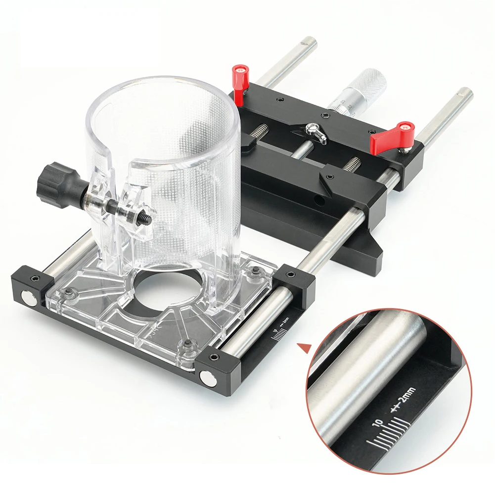 Trimming Machine Guide Rail Fine Tuning Straight-Line Guide Rail Aluminum Alloy Edges Trimming Guiding Ruler for 65mm Trimmer