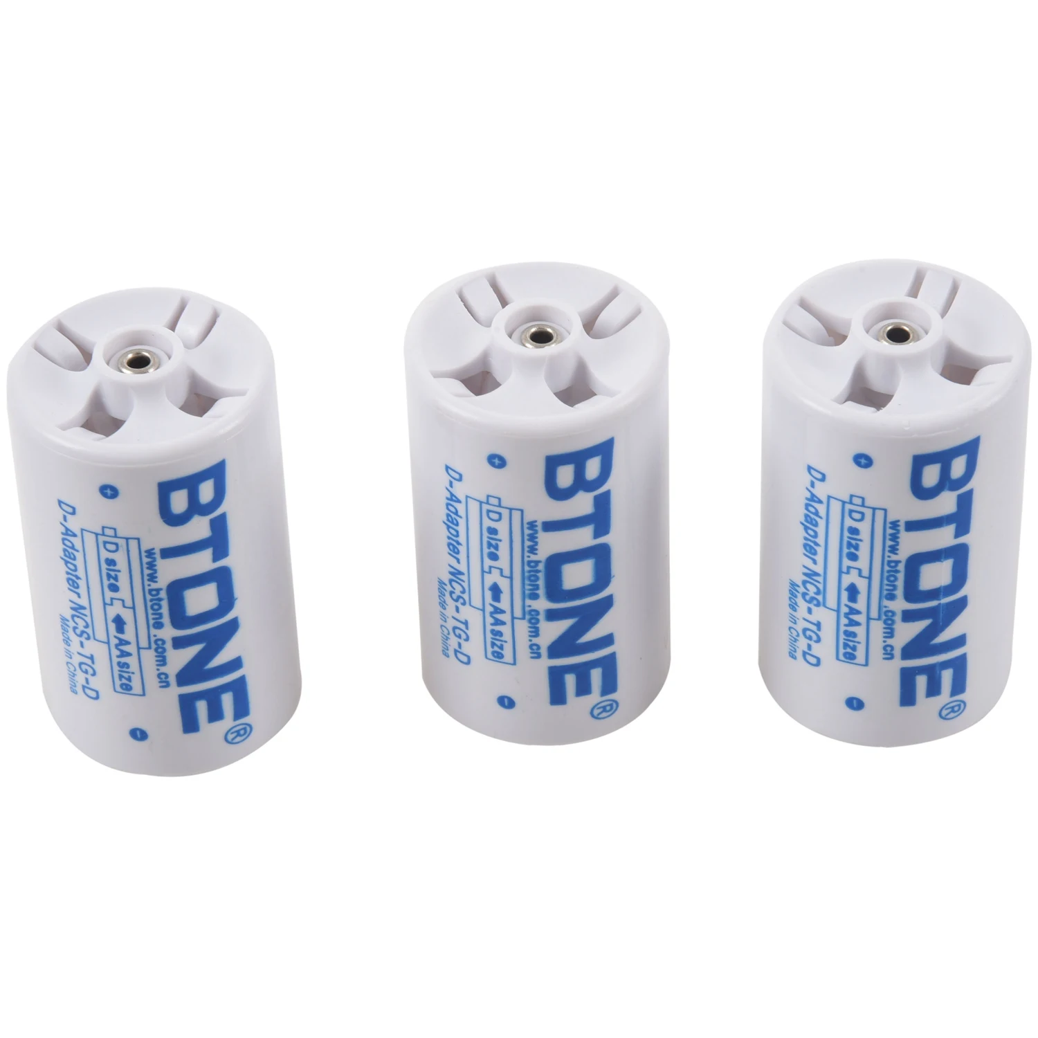 3PCS Parallel AA to D Size Battery Adapter Converter Holder Box