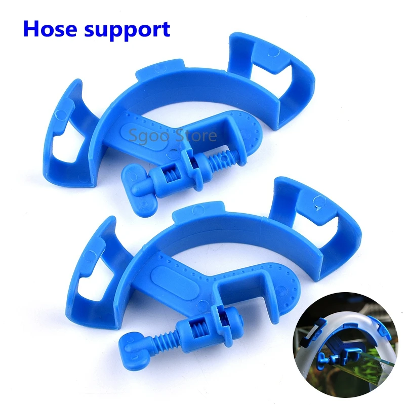 

1~10 Pcs Blue 8-16mm Water Changing Hose Fixing Clamp Pipe Holder Aquarium Water Changing Support Base Pipe Hose Water Connector