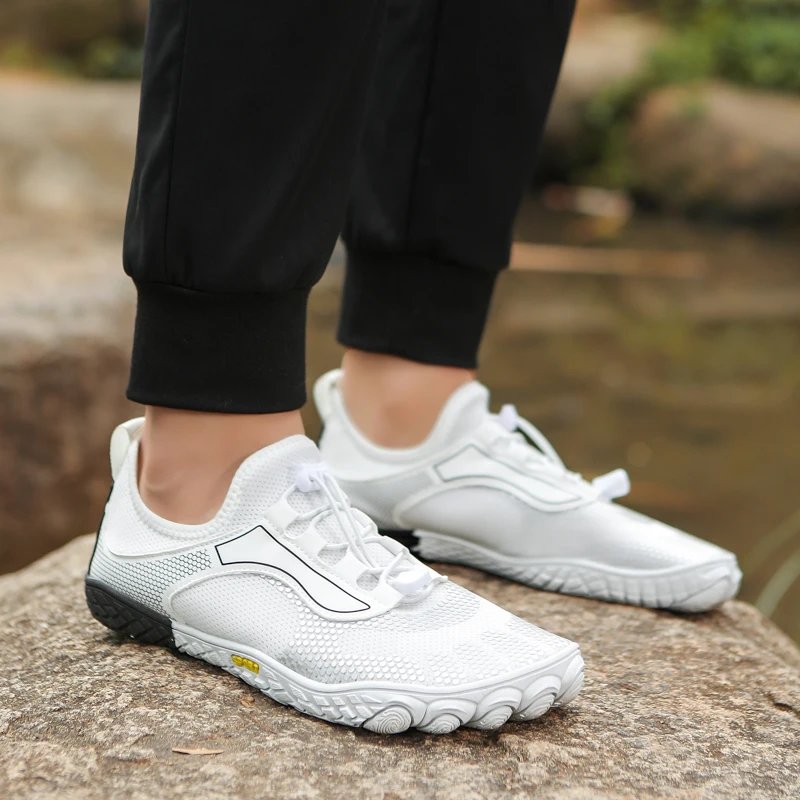 Men Swimming Water Shoes Women Barefoot Beach Aqua Shoes Upstream Diving Surf Wading Hiking Sneakers Fitness Yoga Boating Sandal