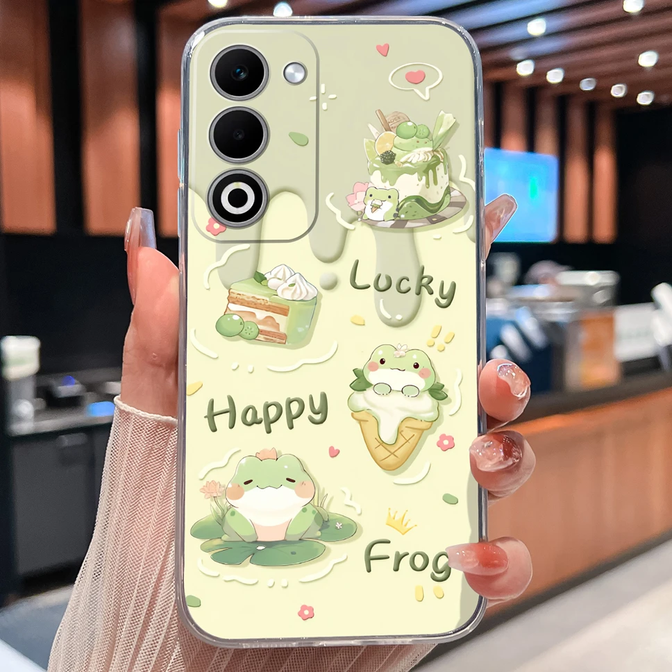 Lovely Animal Cartoon Soft TPU Transparent Silicone Bumper Phone Case
