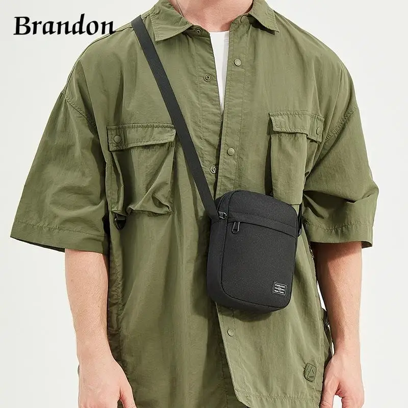 

Korean men's designer mini trendy niche practical crossbody bag versatile shoulder bag casual lightweight travel student fashion