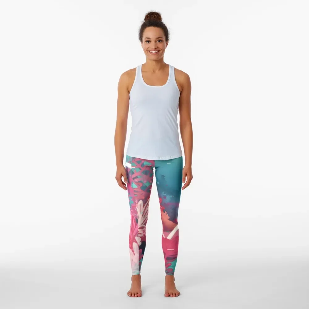 Undersea Vibes Leggings leggins push up woman sports shirts gym sports woman gym Womens Leggings
