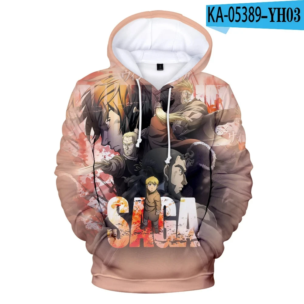 

Newest wamni vinland saga Hoodie Hot Anime Trucksuit 3D printed Men Women cosplay Sweatshirt casual Harajuku children's pullover