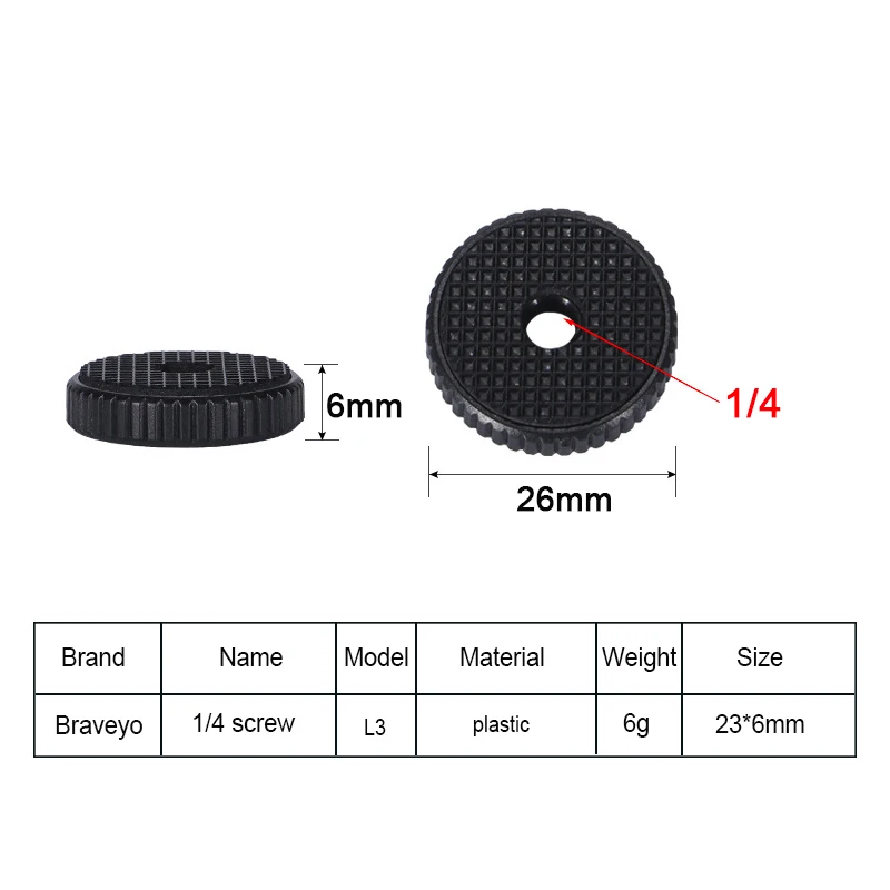 Description Picture 5 of itemCamera Screw 1/4 3/8 5/8 Screw Nut Hot Shoe Seat Lock Knob Flash Stand Tripod Ballhead Mount Adapter Photography Accessories