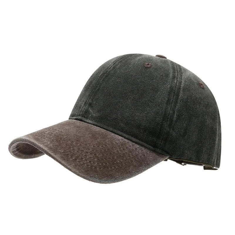 Unisex Vielseitige farblich passende gewaschene Baseballmütze Männer und Frauen Casual Sport Light Plate Cap Frühling Sommer Snapback Sonnenhüte – Detail 26