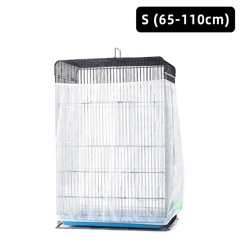 Title 3, Nylon Mesh Bird Cage Cover Shell Skirt Net Easy...