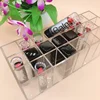24 Lattices Acrylic Lipstick Organizer Lip Gloss Container Plastic Nail Polish Storage Box Makeup Holder Cosmetics Display Rack 3