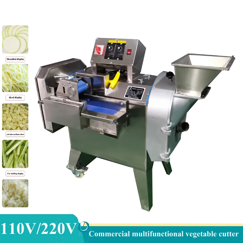 

Commercial Leafy Vegetable Cutting Machine Multi functional Electric Onion Cutter Chopper Machine