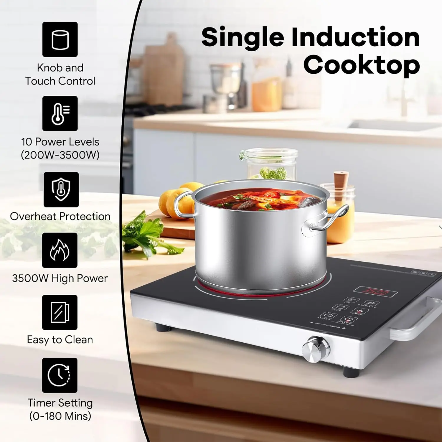 موقد كهربائي سيراميك 3500 واط - طهي سريع وآمن مع 1...