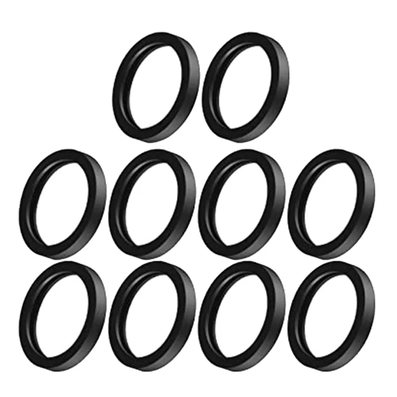 【플래시 딜】10PCS 고무 링 캔 블랙 가스켓 가스 캔 스파우트 가스켓 연료 와셔 씰 스파우트 가스켓 씰링 링 교체