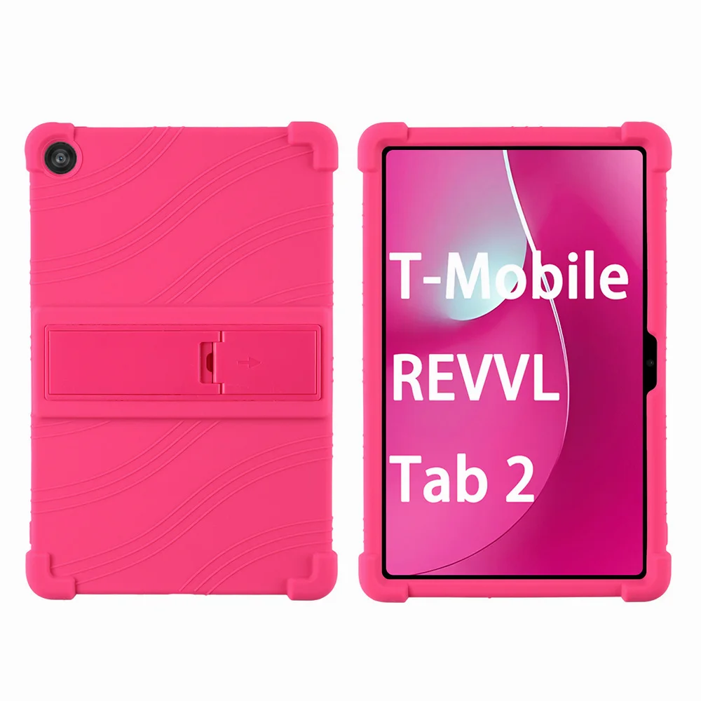 10.1-Inch Tablet Protection Case with Adjustable Stand and Soft Silicone Cover