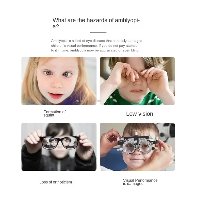 Depression Film Children Amblyopia Pressure Film Invisible Eye
