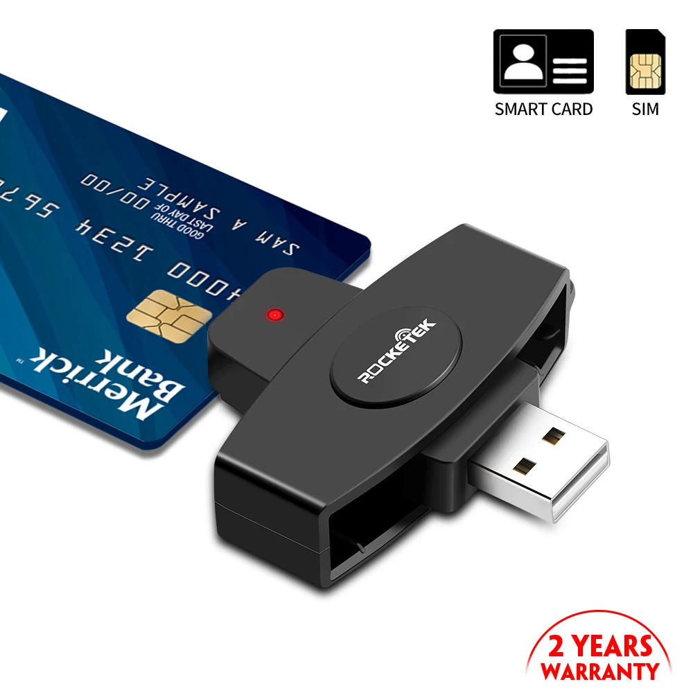

Считыватель смарт-карт Rocketek, Type-B, SIM /IC