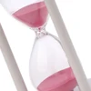 30 Minutes Sandglass Wooden Hourglass Heart Sand Timer Clock Home Decor Gifts 6