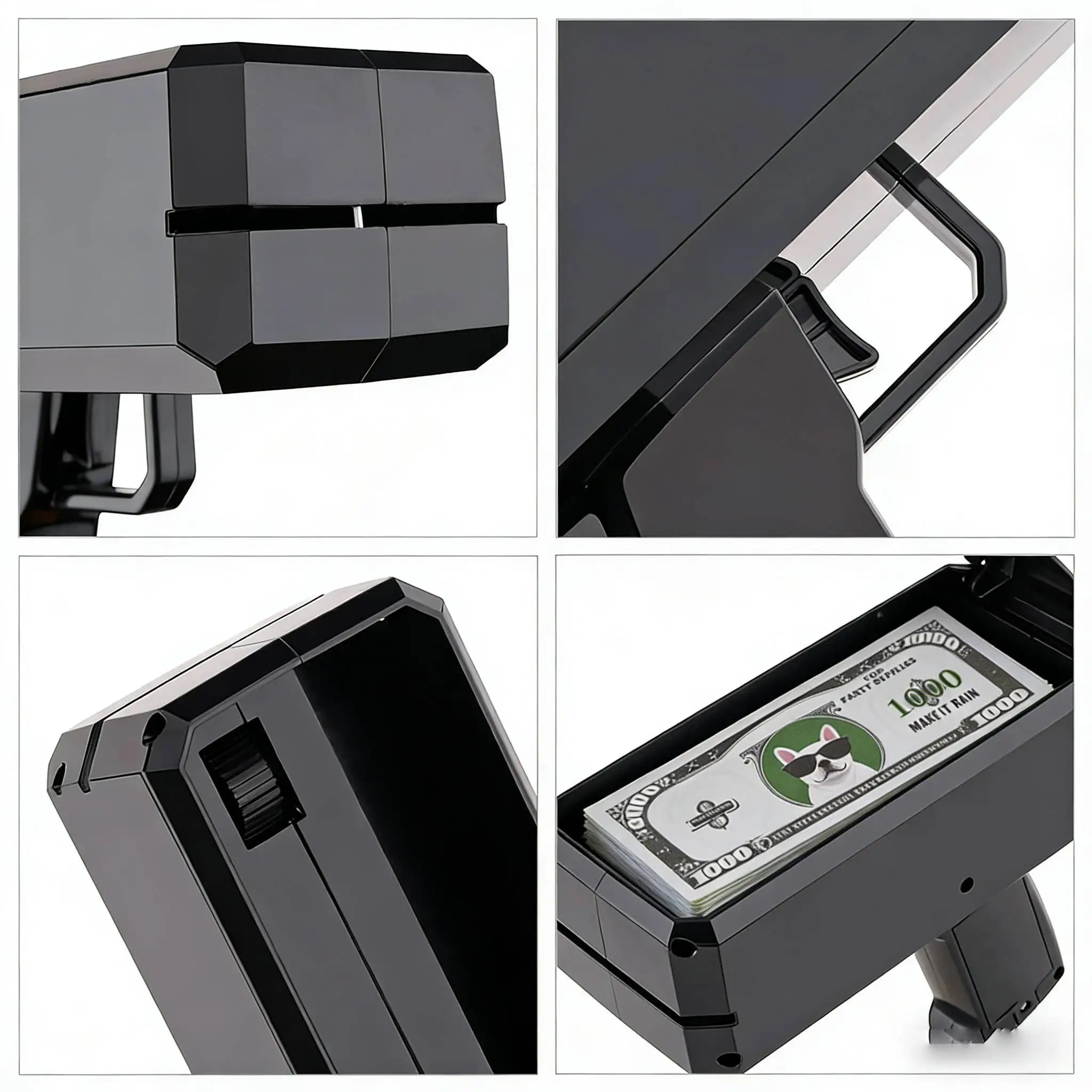 재미있는 장난감 총, 지폐, 건슬링어, 총놀이, 장난감 게임, 처녀 파티, 결혼식, 크리스마스 돈, 위조지폐 100개 가져오세요