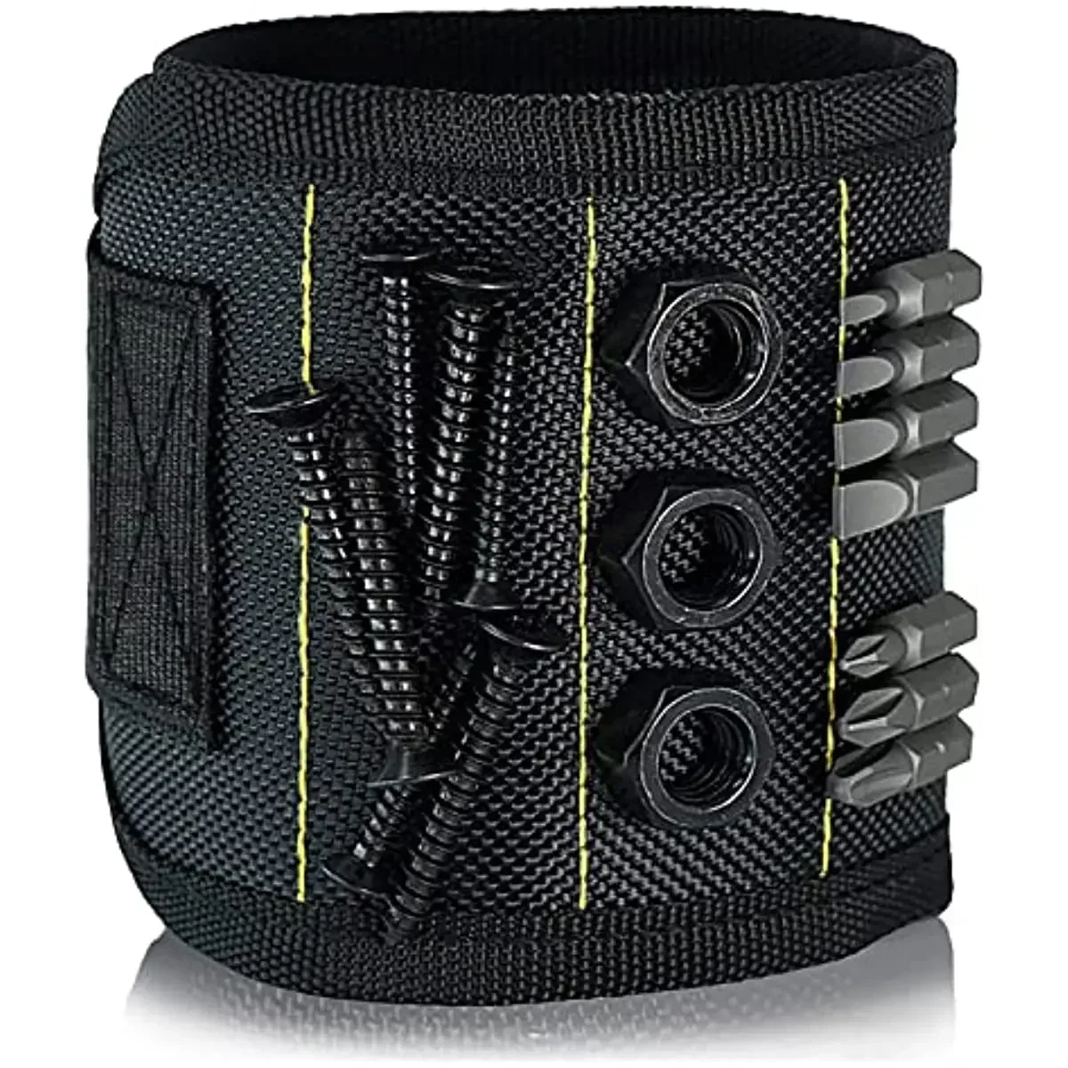 Magnetic Wristband with Strong Magnet for Secure Hardware and Tools