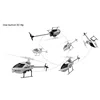 C129 V2 Rc 2.4g  Helicopter 4 Channel  Helicopter Charging Toy Drone Model Uav Outdoor Aircraft Rc Dronetoy Boys' Toy 4