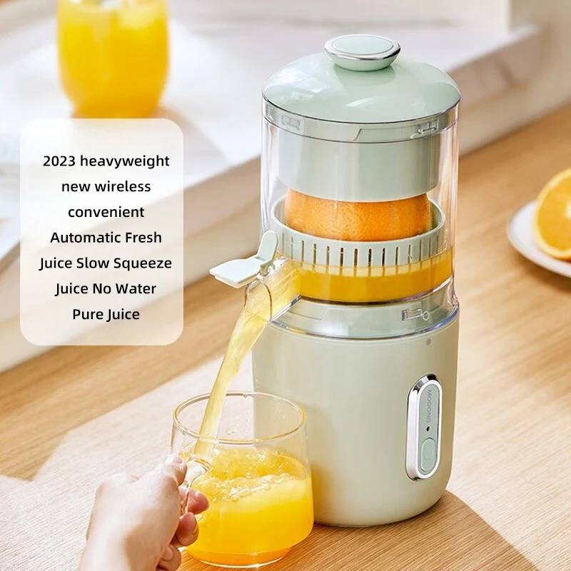 Wireless portable juicer dregs juice separation original juice machine  automatic small simple white 