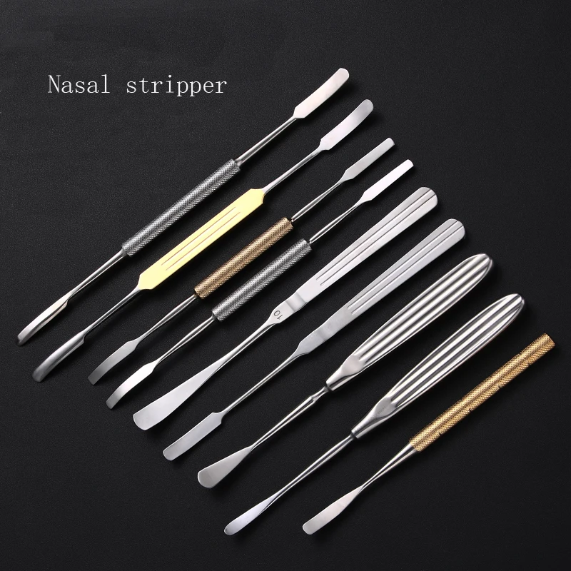 

Cosmetic nasal stripper Nasal periosteum microstripper double-ended spatula nasal stainless steel instrument tool
