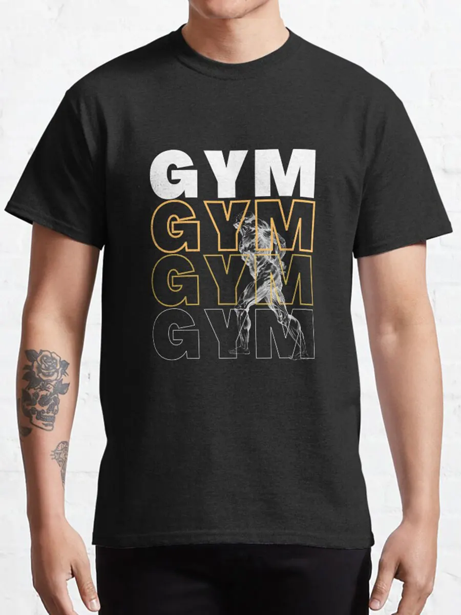 J'peux Pas J'ai Muscu Gym Geschenke Muskulatur Bodybuilding Gewichtheben Baumwoll druck plus Größe lustige Gym T-Shirt für Gym Liebhaber – Detail 2