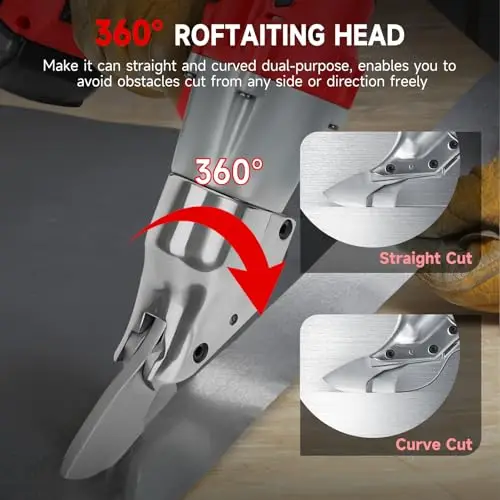 For Milwaukee M18 Battery 400W Cordless Metal Shear Brushless Electric Iron Scis