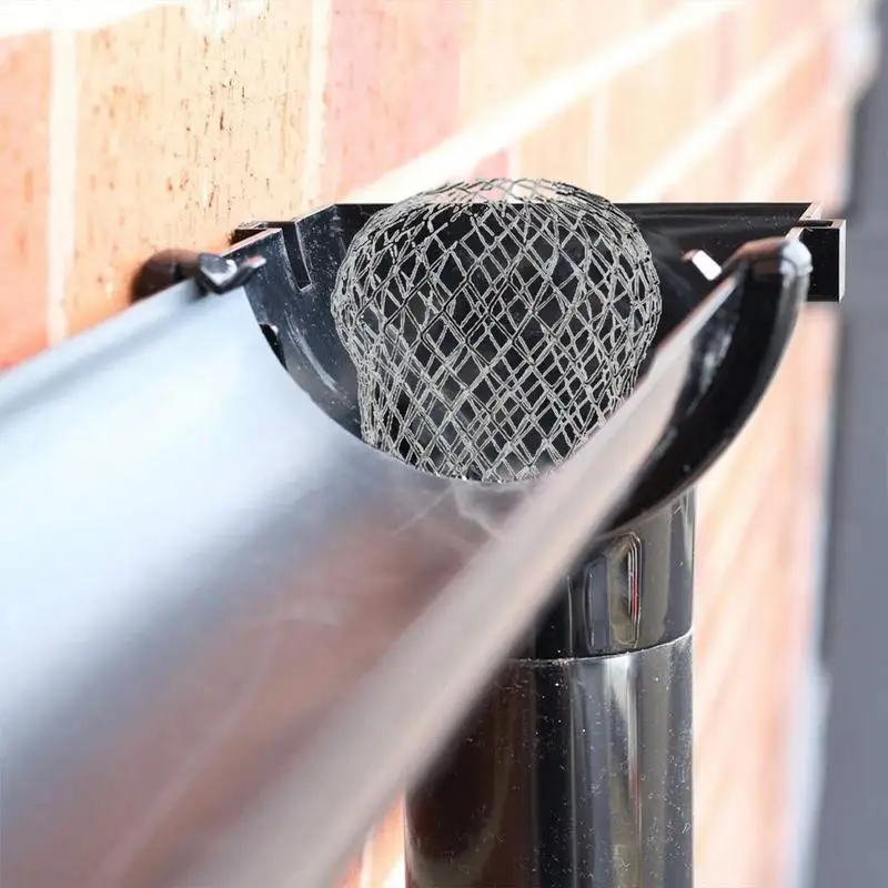 Aluminum Filter Strainer Expandable Filter Strainer & Downspout Protectors Gutter Guards Waterproof & Rustproof Blocks Leaves
