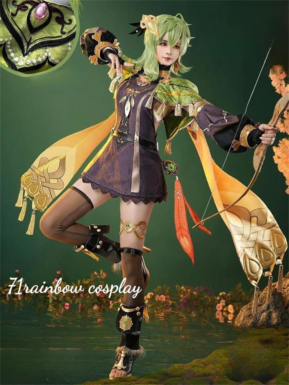 

Collei Cosplay Game Genshin Impact Collei Cosplay Costume Genshin Impact Christmas Uniforms Sets Woman Dress Sexy Cosplay