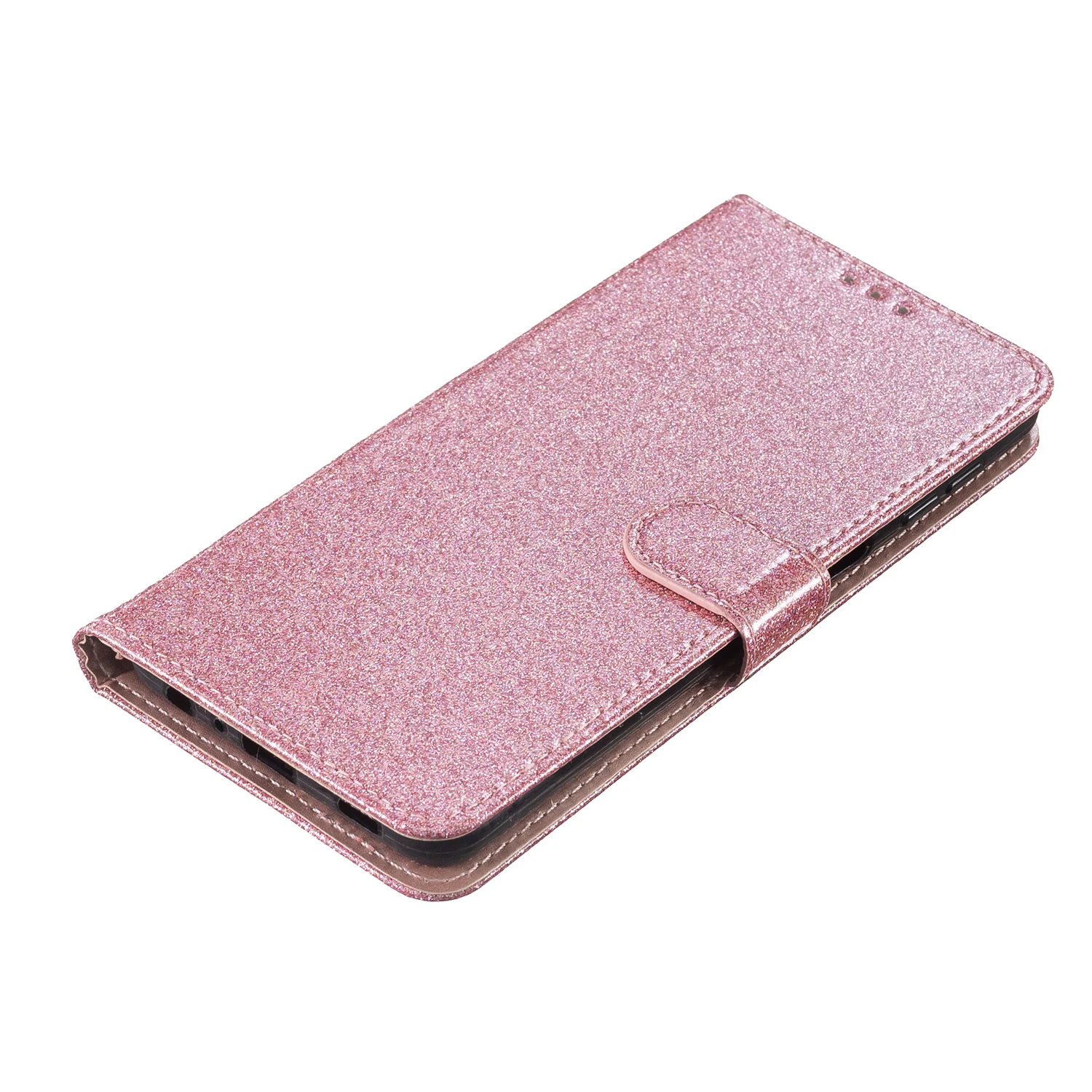 Glitter Leather Flip Phone Case - Premium Edge 60 50 Pro
