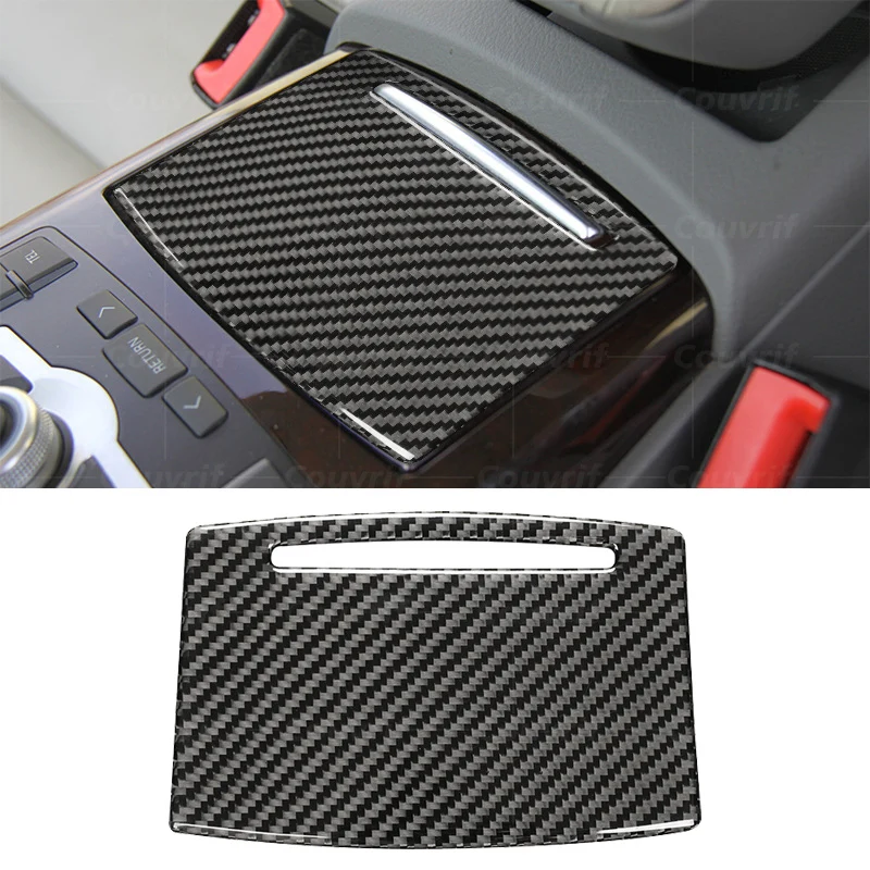 

Автомобильная панель из углеродного волокна, декоративная наклейка, наклейка, Обложка для Audi A6 C6 4F, автомобильные аксессуары