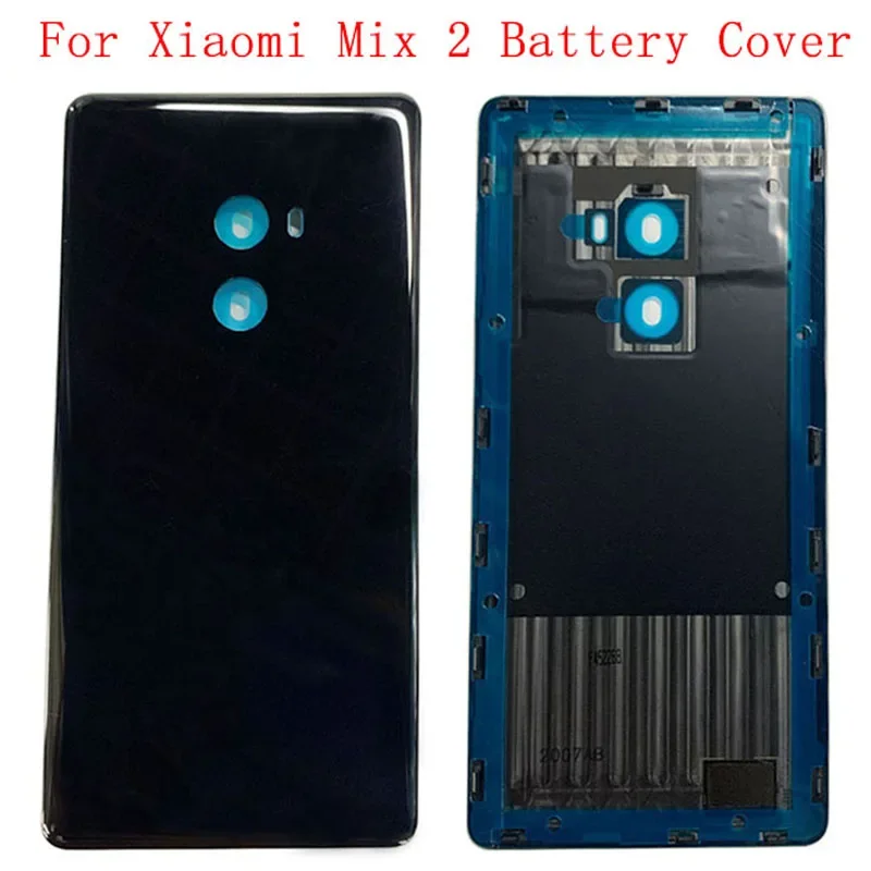 

Battery Cover Panel Rear Door Case Housing For Xiaomi Mi Mix 2 Back Cover with Logo Repair Parts