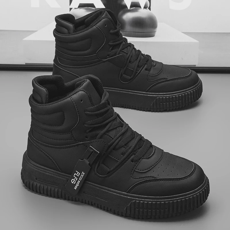 Autumn and winter high top men's shoes, trendy board shoes, versatile sports and leisure shoes for teenagers 6