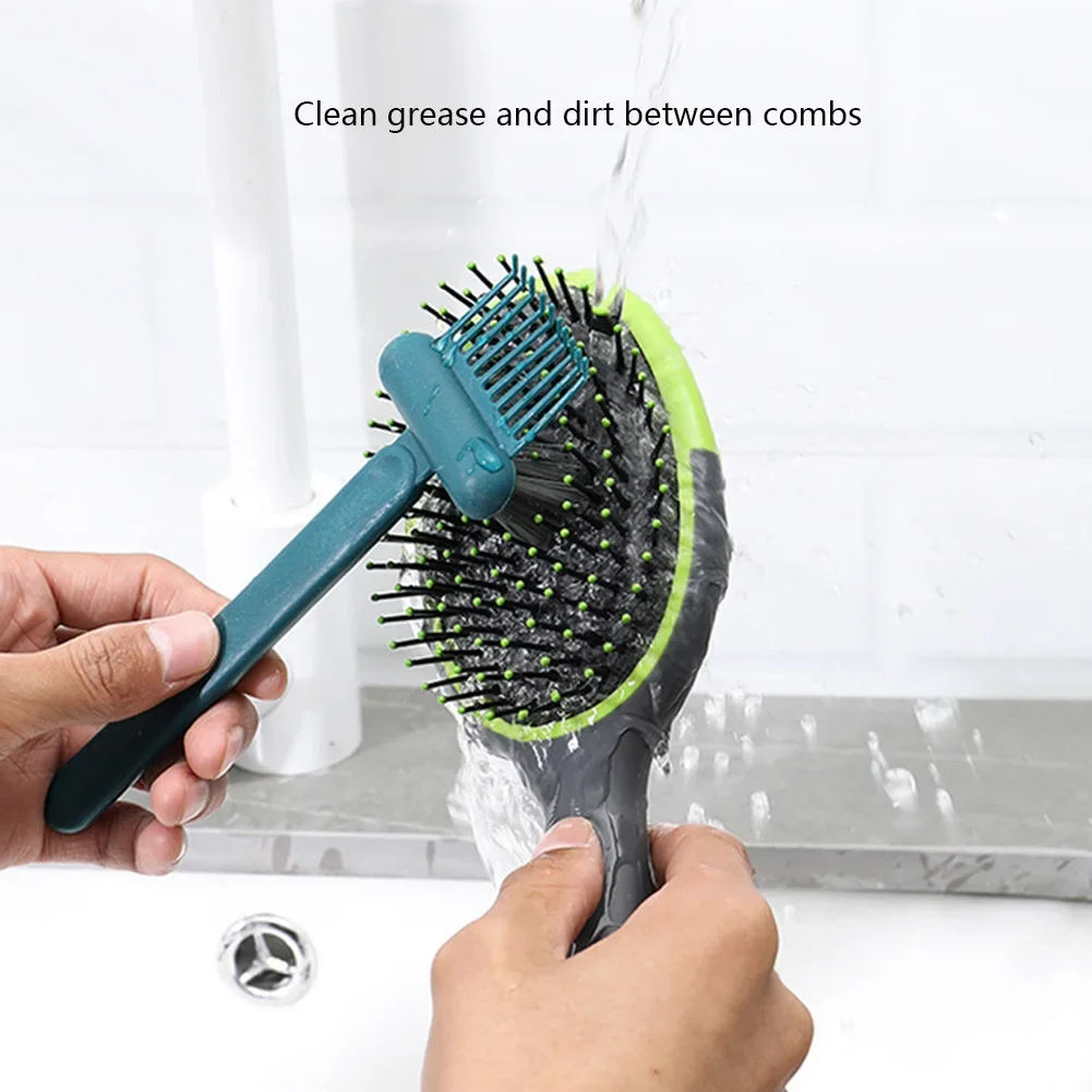 2-In-1 Mini Hair Brush and Comb Cleaning Tool