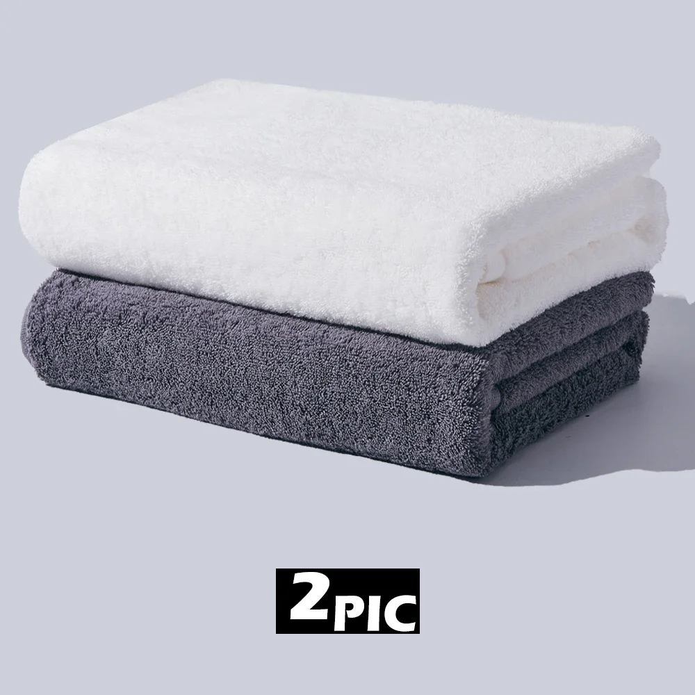 Description Picture 5 of itemBath Towel Pure Cotton Luxury High Quality Bath Towel Set 70x40cm Two Piece Set Soft Super Absorbent Yellow White Blue