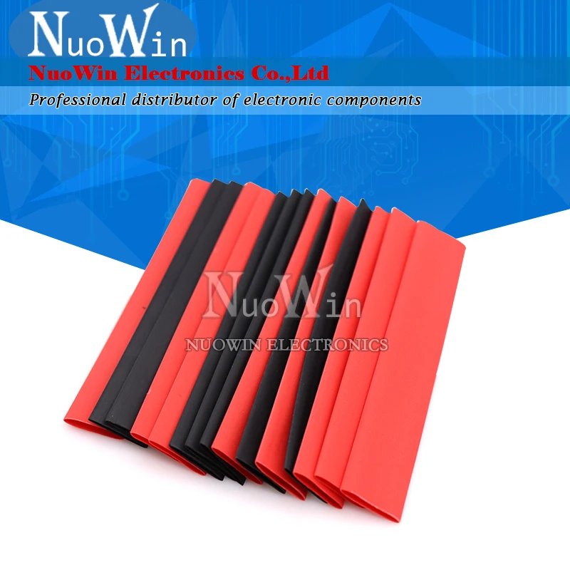 127PCS Heat Shrink Tube 2:1 Polyolefin Heat cable wire Shrink Tube Shrinkable Sleeve Insulation Wire shrinkable heatshrink