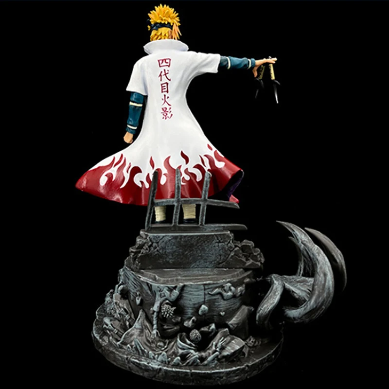 Naruto Minato Figuras Namikaze Minato, Boneca de Ação PVC, GK mal Quatro  Gerações, Modelo Estátua, 4 Gerações, 26cm - AliExpress