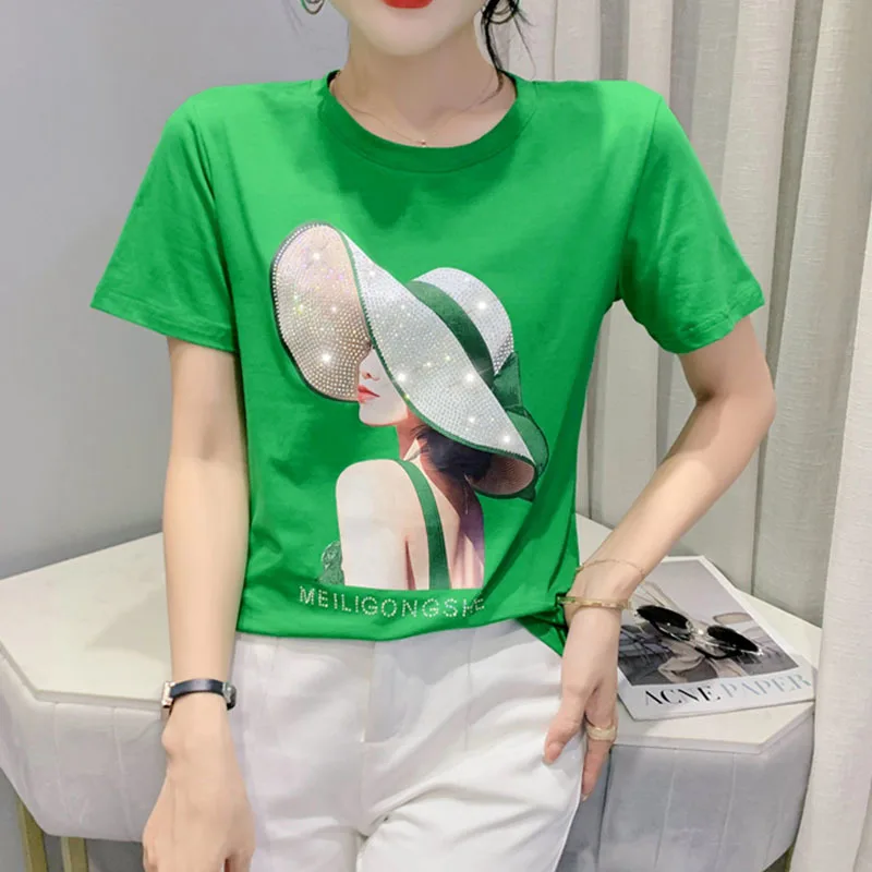 売れ筋商品|||イーブン アンド オド Tシャツ レディース トップス 2 PACK - Top - green/black Black White Green Pink Short Sleeve T Shirt Women Cotton