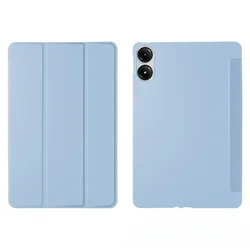 Sleek Foldable Magnetic Stand Silicone Case for Redmi Pad Pro (Sky blue)