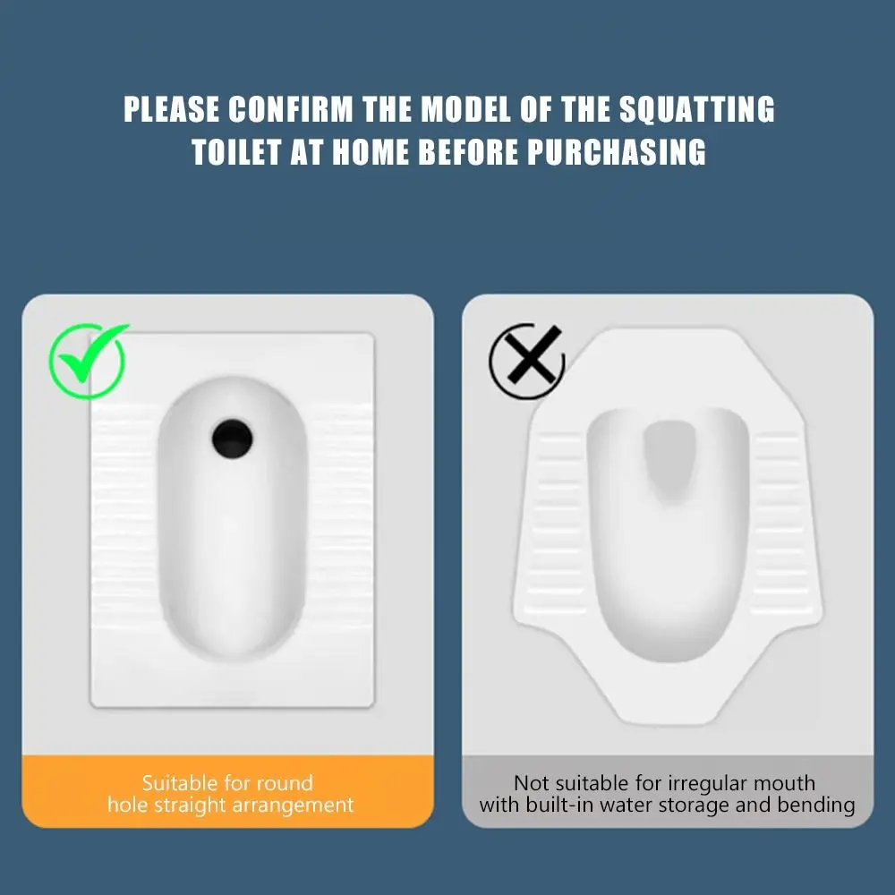 Description Picture 6 of itemPrevent Backflow Toilet Odor Stopper Squatting Pan Accessories Bathroom Fitting Toilet Deodorant Stopper Stainless steel