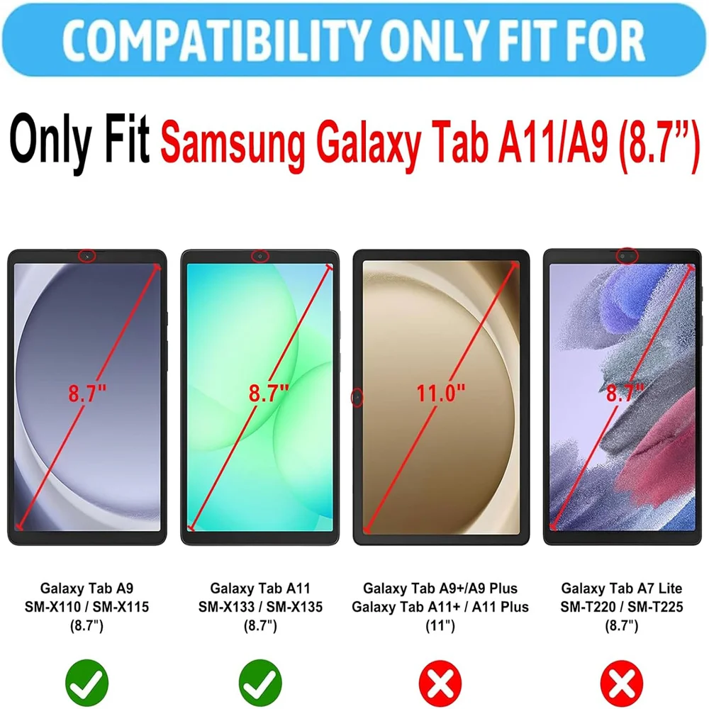 Premium 9H Tempered Glass Screen Protector - 2 Pack, Anti-Scratch Protective Film