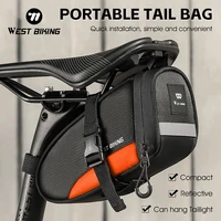 WEST BIKING-Sacoche de dégager de vélo étanche ultralégère, sac de vélo portable, accessoires de vélo de route VTT, 1,2 L, coulée 1