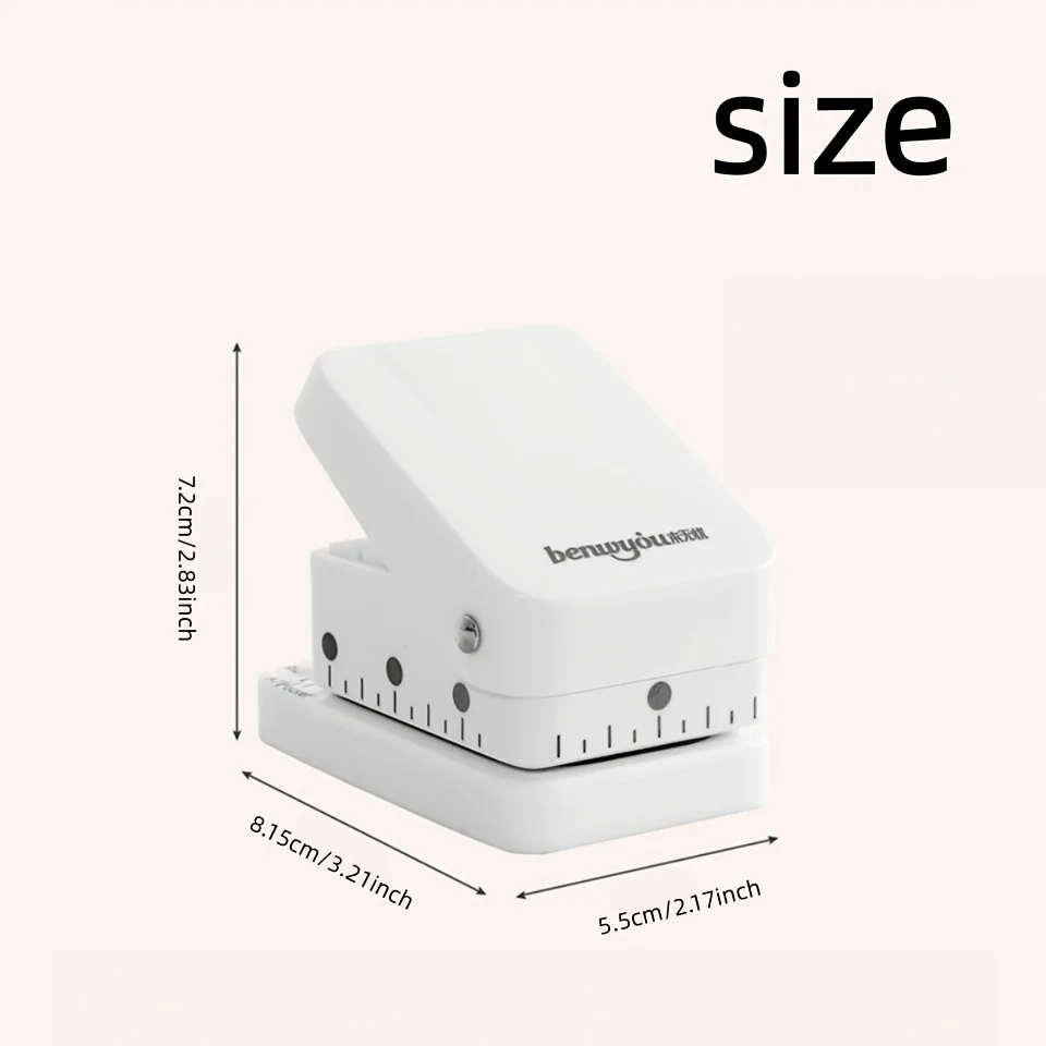 3-in-1 종이펀치, 1/3/5홀 구멍, 구멍 크기 5mm, 한 번에 15페이지 펀칭 가능, 간편한 수동 조작