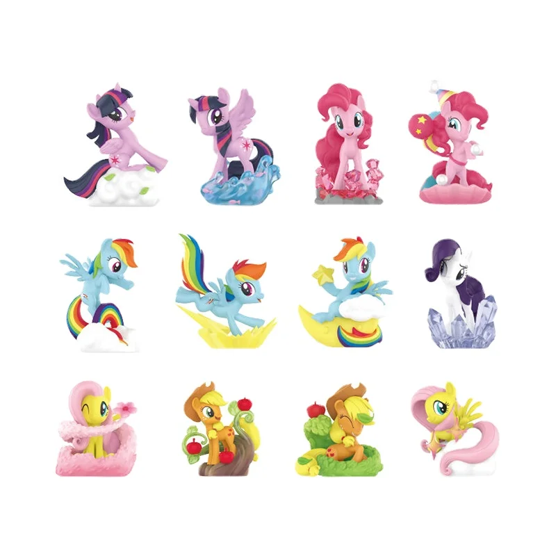

My Little Pony Natural Series Doll Blind Box Cute Rainbow Dash Pinkie Pie Rarity Twilight Sparkle Fluttershy Table Ornaments